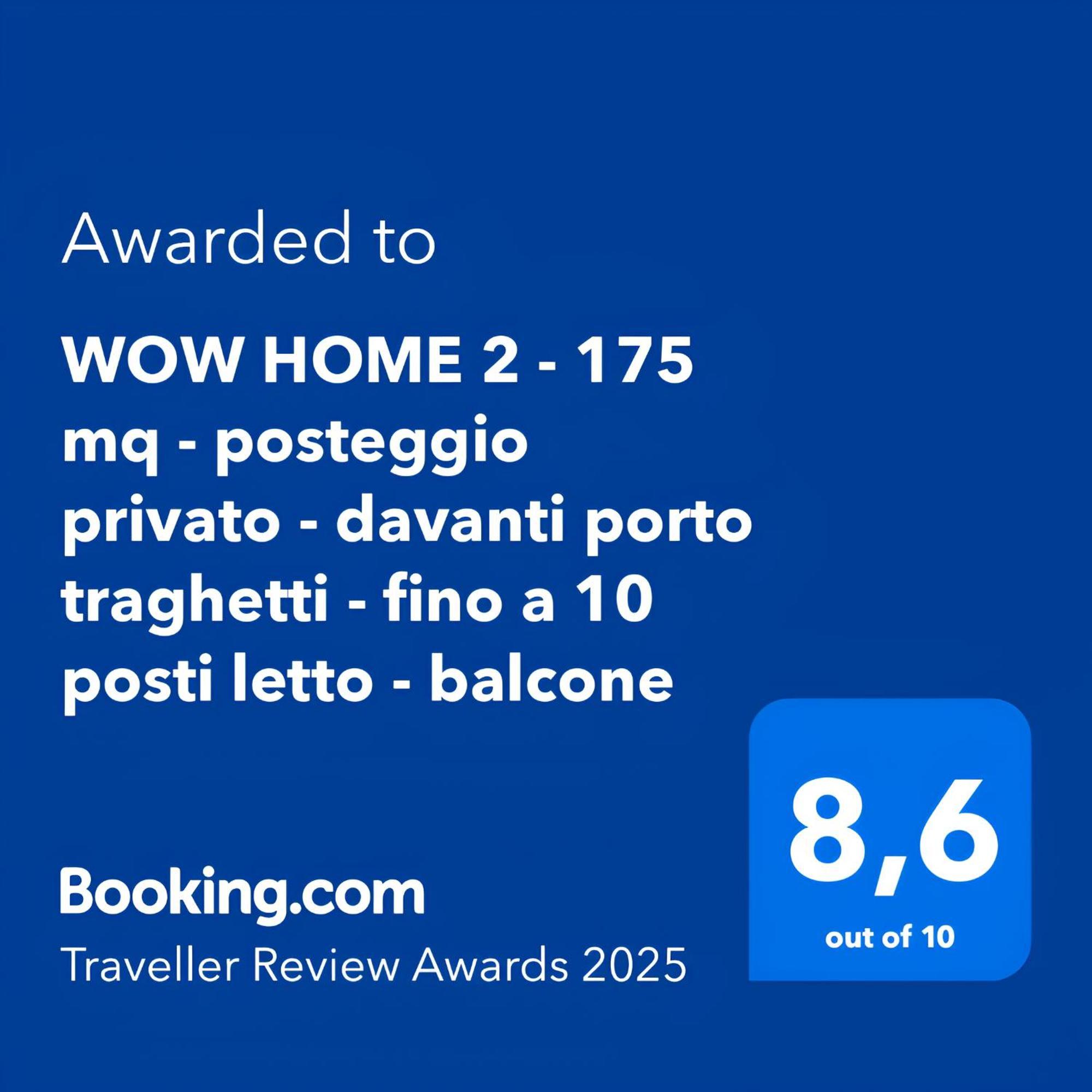 ג'נובה Wow Home 2 - 175 Mq - Posteggio Privato - Davanti Porto Traghetti - Fino A 10 Posti Letto - Balcone מראה חיצוני תמונה